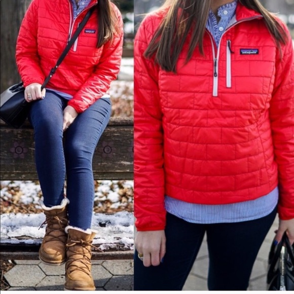 Patagonia Jackets & Blazers - Patagonia Red Nano Puff Pullover